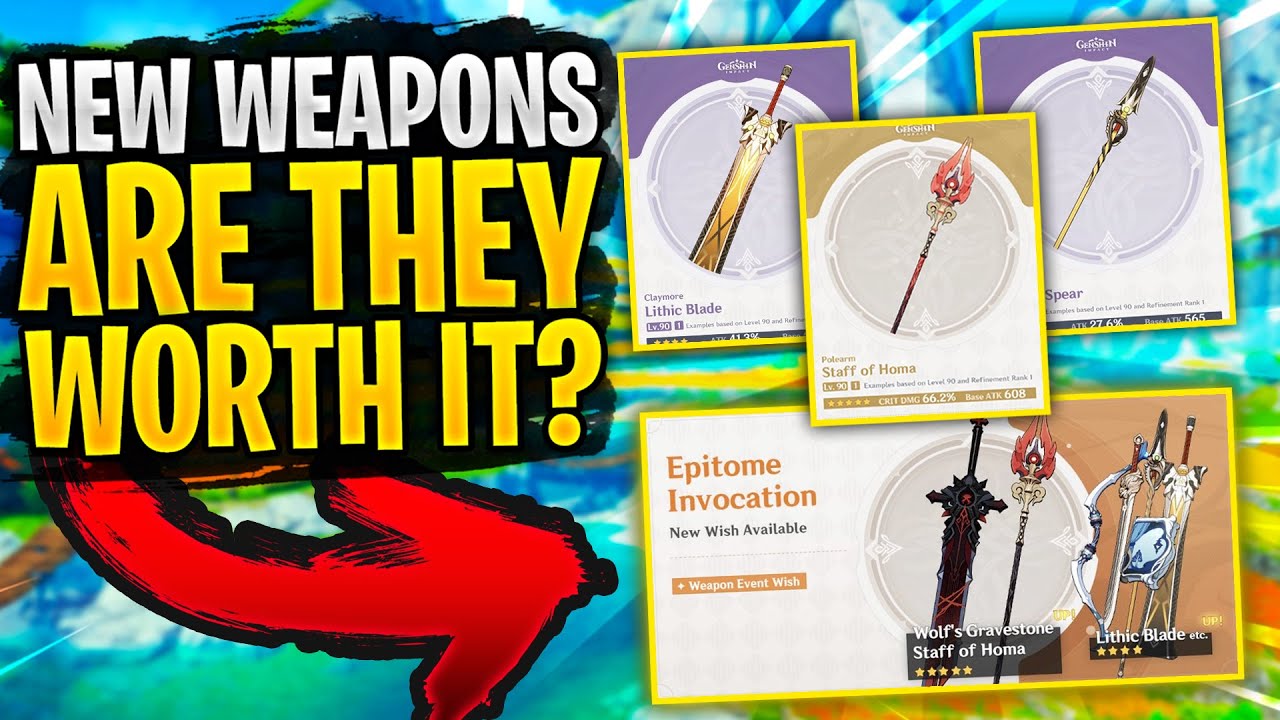 All new 1.3 weapon banner Genshin impact! Insane weapons! Is this banner worth it?