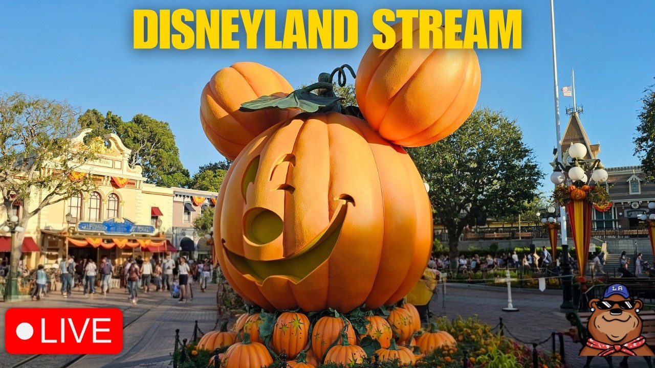 🔴 Live: Saturday Stream at Disneyland! Halloween Screams Fireworks, Fantasmic & Rides - 09/05/26