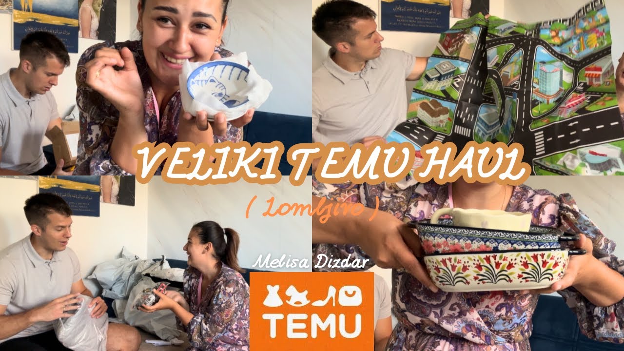 NAJVEĆI TEMU HAUL ! Kupila sve lomljive i kvalitetne stvari za kuću, puno igračaka za djecu 😍