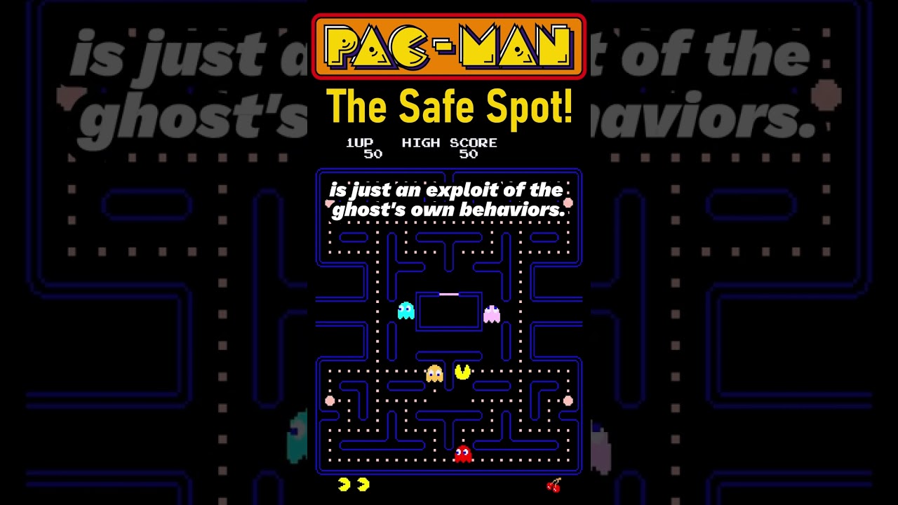 Секретное &laquo;безопасное место&raquo;, где призраки Pac-Man НИКОГДА НЕ ДОСТИГУТ ВАС!