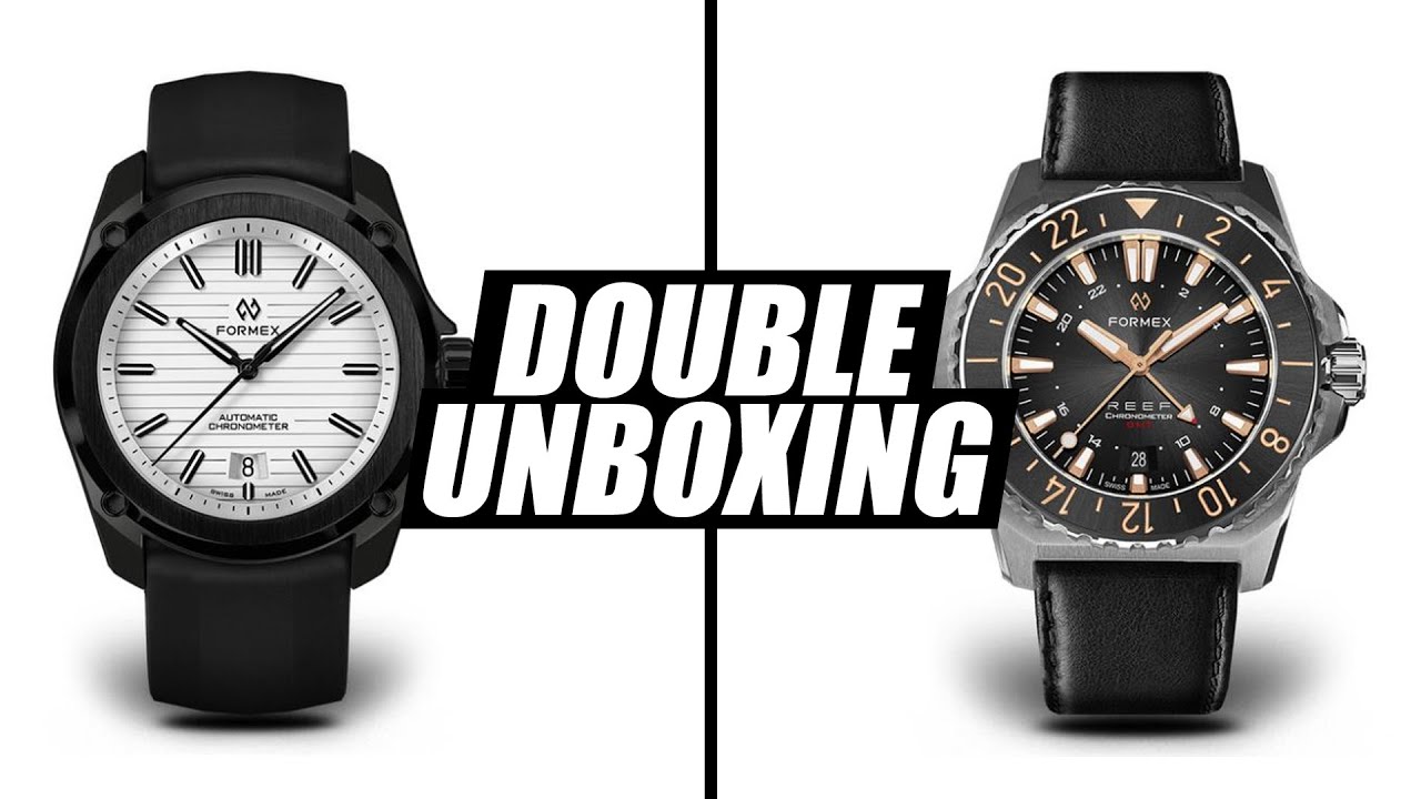 Double Unboxing! Formex Reef GMT + Formex Esence Legerra 41mm!