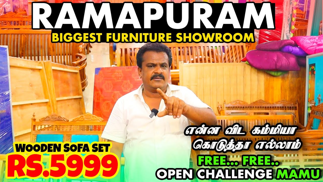 Largest Furniture Factory in Ramapuram ||என்ன விட கம்மியா கொடுத்தா எல்லாம் பொருட்களும் FREE😲||Ks&co