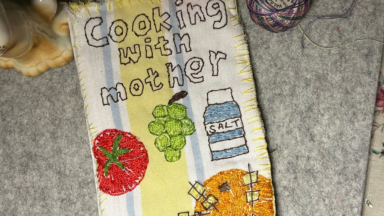 RJOS Vol 9 - Book 3 - Stitching a Cookery Book from my Childhood