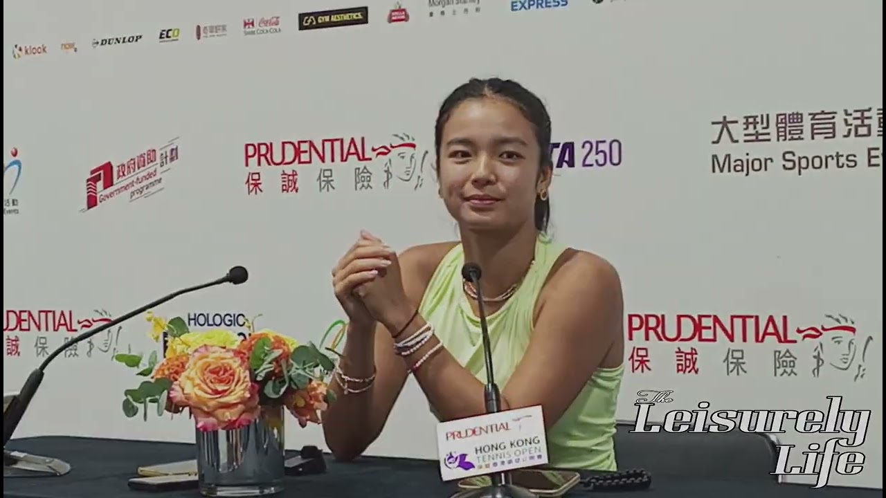 Prudential Hong Kong Tennis Open 2025: Alex Eala post-match interview (Oct 30, 2025)
