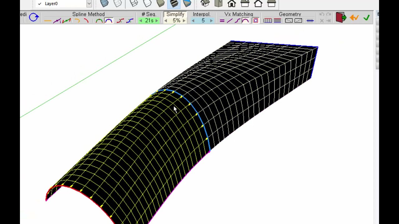 🚀 Curvi Loft Plugin para SketchUp