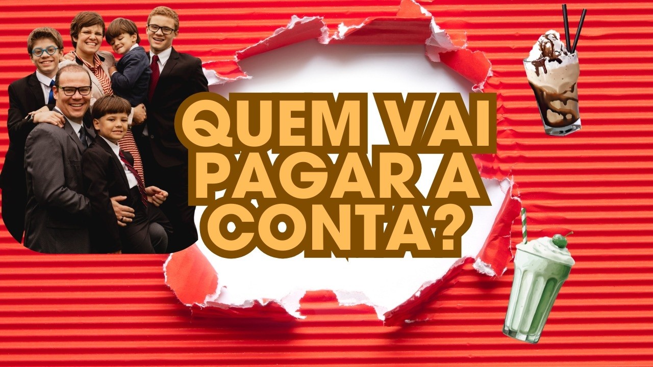 Eles pagaram o nosso milkshake 😳