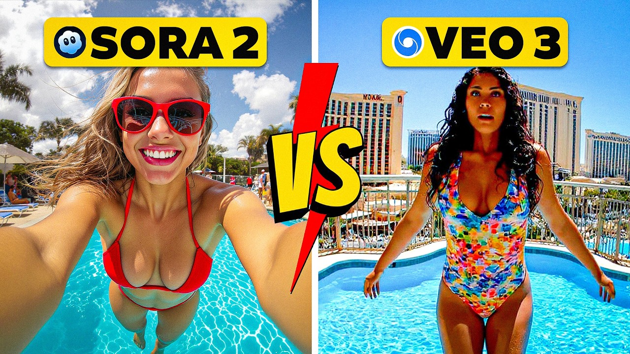 Sora 2 против Veo 3: 8 тестов с одинаковыми подсказками (кто победит и почему)