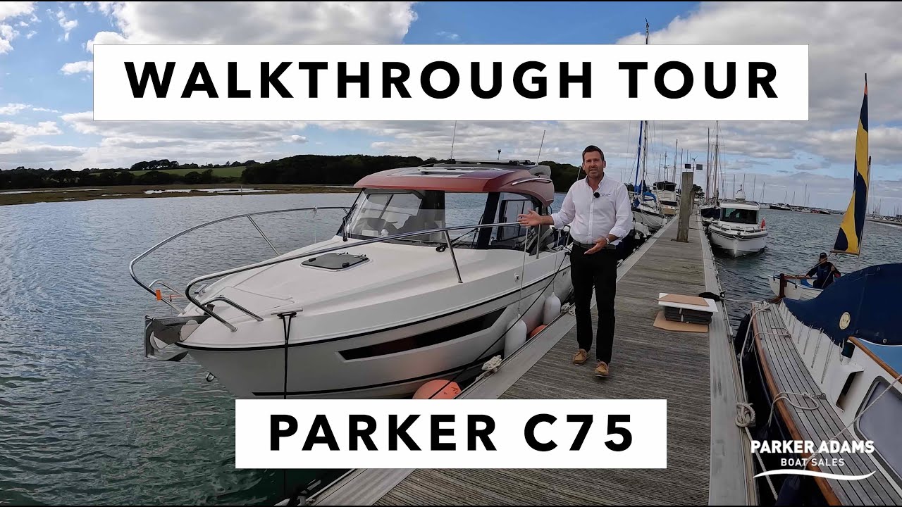 Parker C75 750 CC - Amazing stylish sports boat with a view on fishing and family cruising! 200HP!