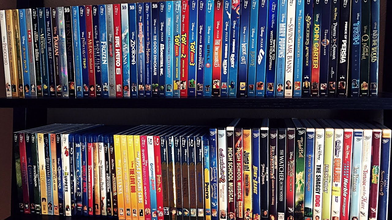 Моя полная коллекция фильмов Disney/Pixar Blu-ray — обновление за май 2017 г.