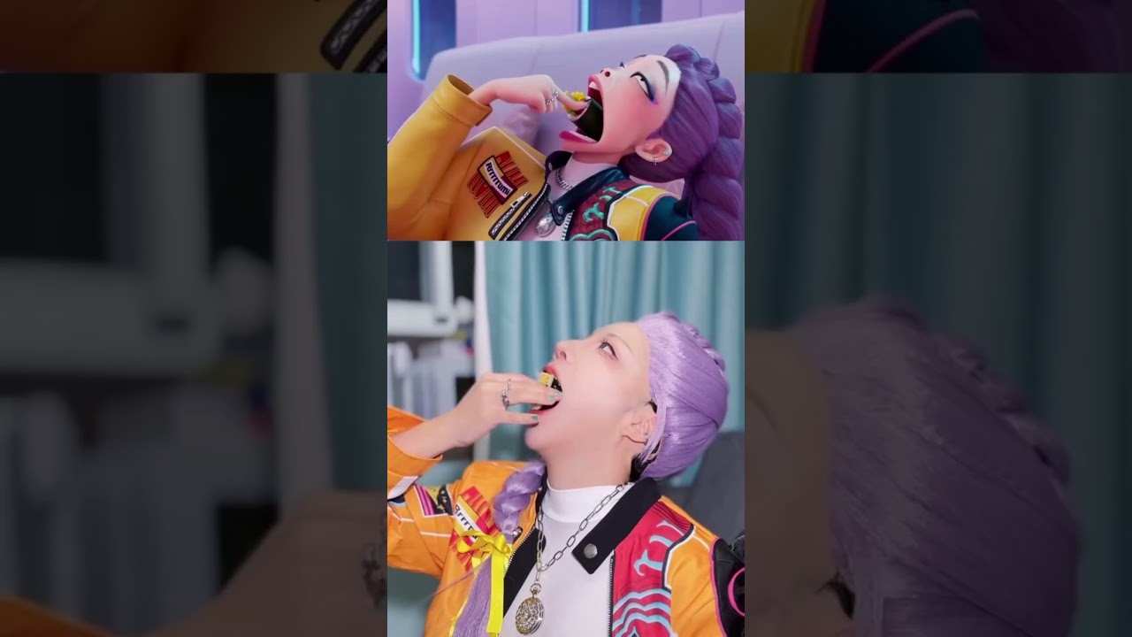 K-pop Demon Hunter Funny Zoey Rumi Mira Expression #cosplay #netflix   #comedy #funny #video #short