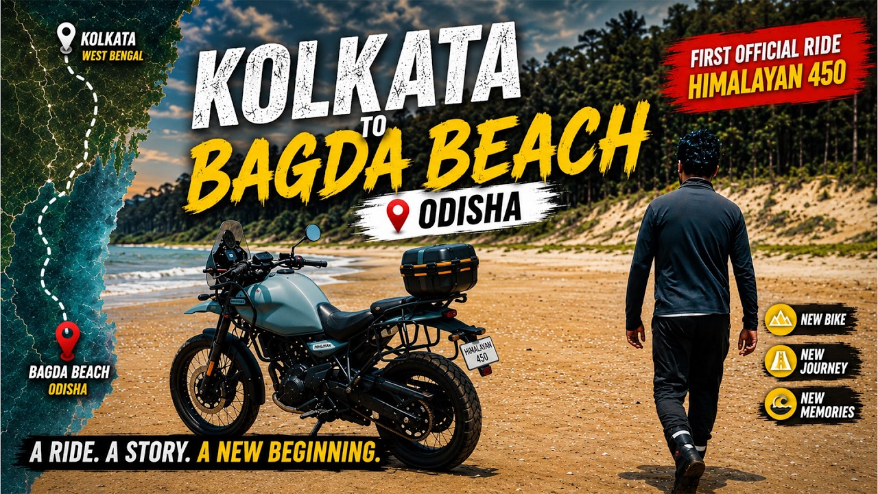 Kolkata to Bagda Sea Beach by Bike | Jamunasul Sea Beach | Weekend Tour Near Kolkata | Himalayan 450