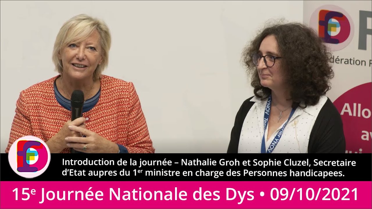 Introduction de la 15e Journée Nationale des Dys avec Sophie Cluzel
