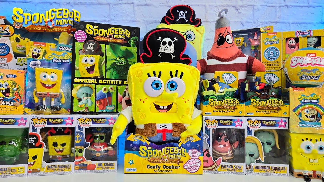 Unboxing The NEW SpongeBob Movie Toys 2025 Collection
