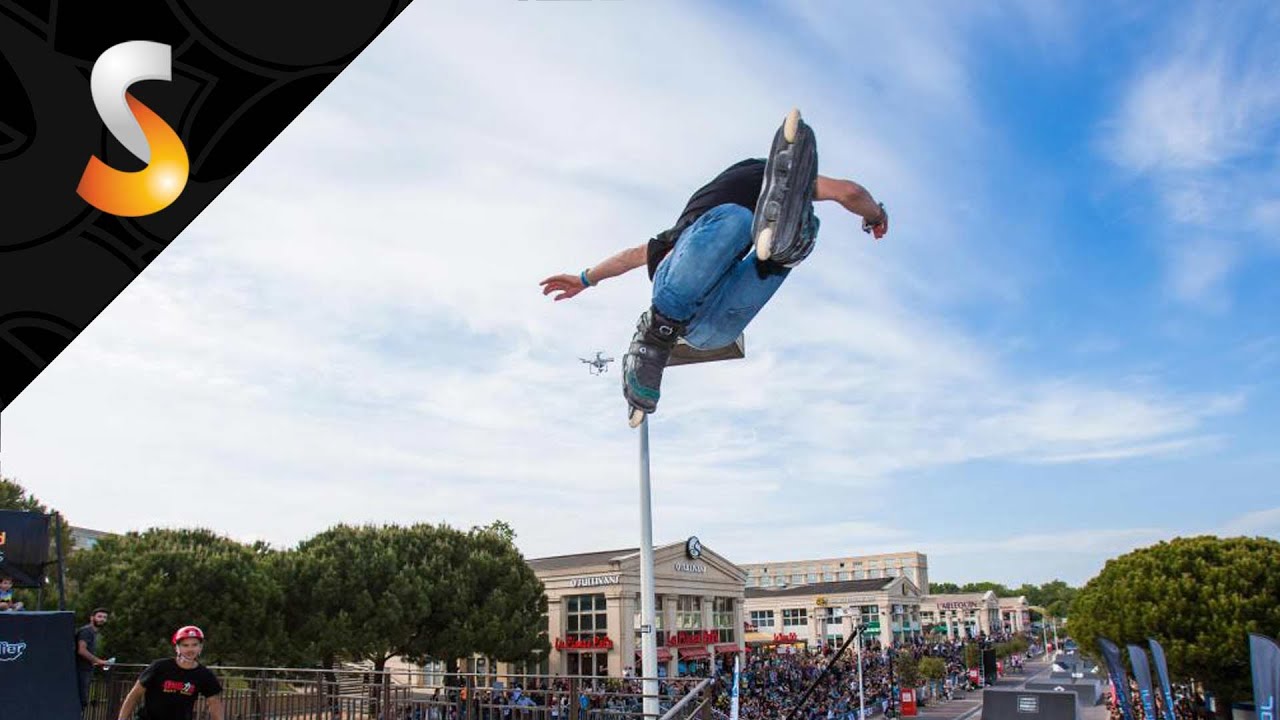 Julien Cudot - 1st Final Roller Slopestyle - FISE World Montpellier