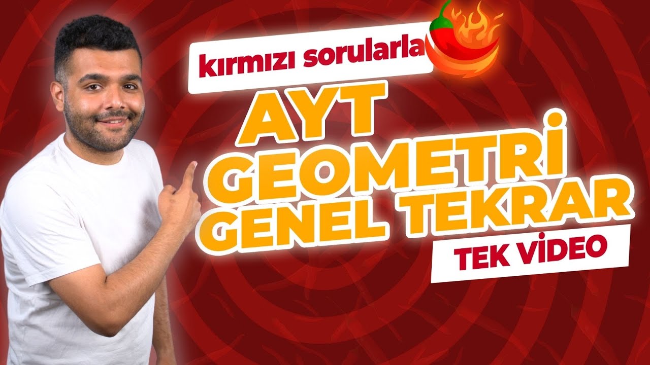 5 SAATTE AYT GEOMETRİ GENEL TEKRAR 2024 🔴 Z TAKIMI KIRMIZI HAFTA FULL TEKRAR #yks