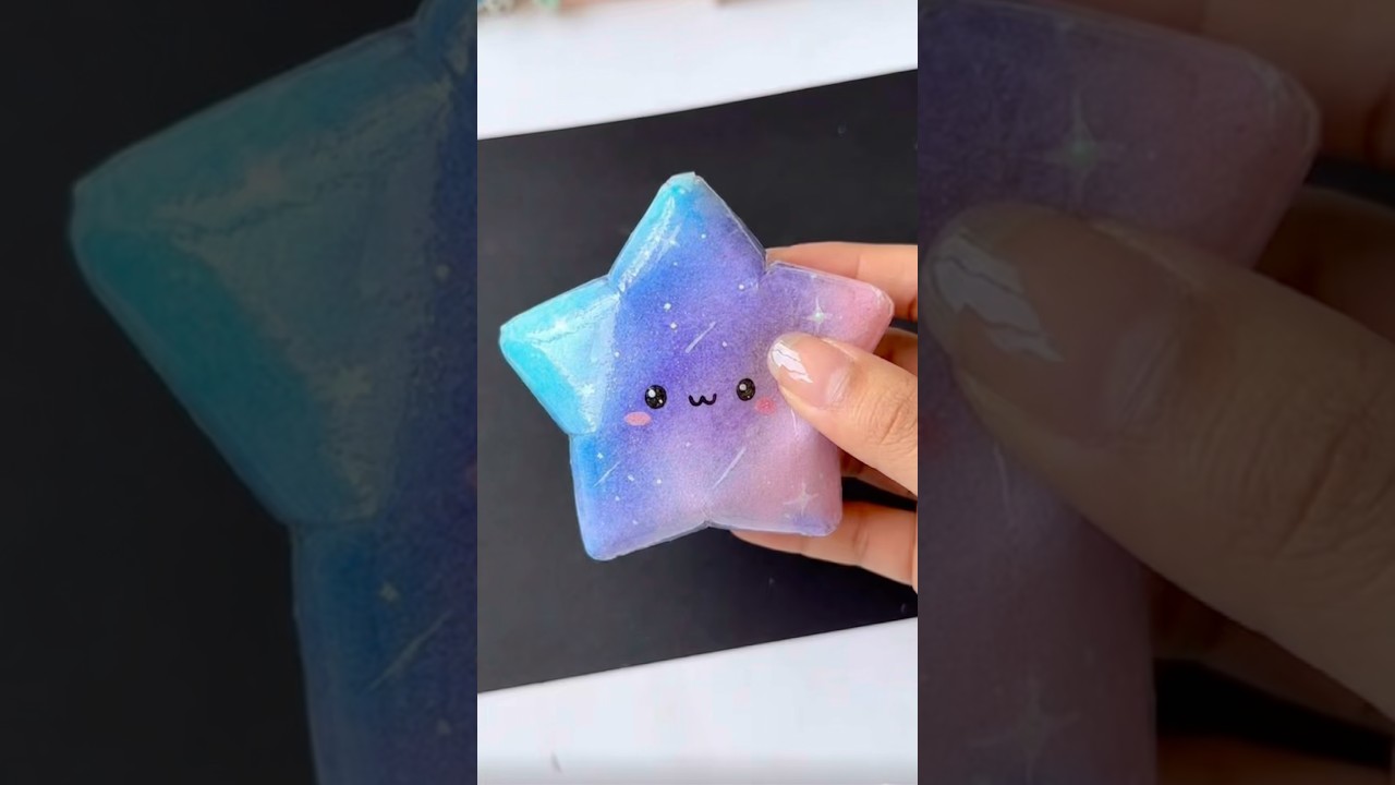 DIY star pepper squishy ￼⭐️ #tonniartandcraft #diy #craft #art #shorts #handmade