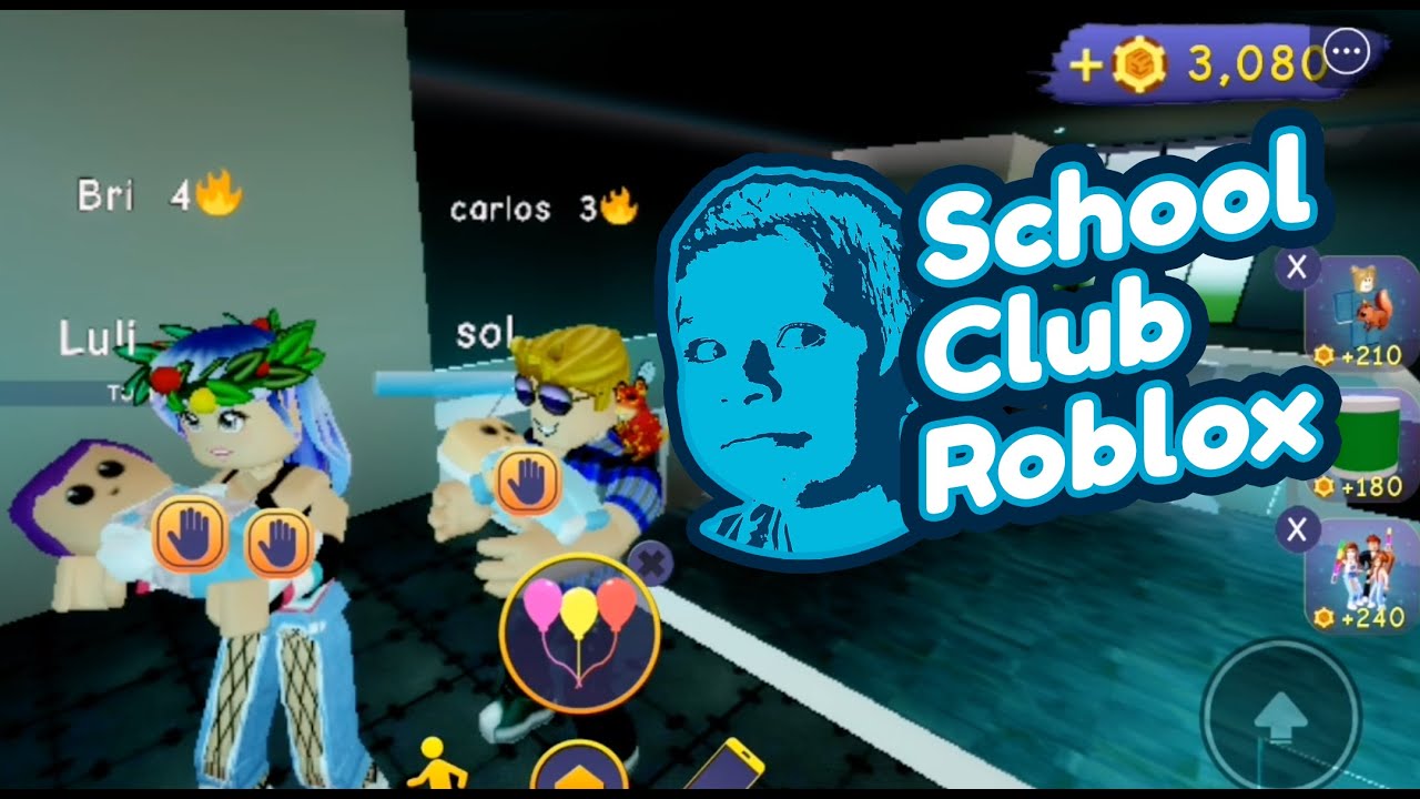 School Club Roblox con mi amiga Brianna
