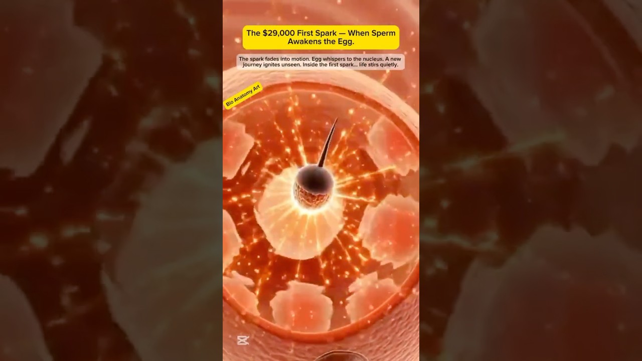 The $29,000 First Spark &mdash; When Sperm Awakens the Egg