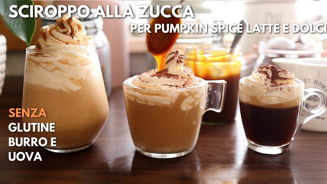 SCIROPPO alla ZUCCA | RICETTA FACILE VELOCE INCREDIBILMENTE DELIZIOSA x pumpkin spice latte e dolci