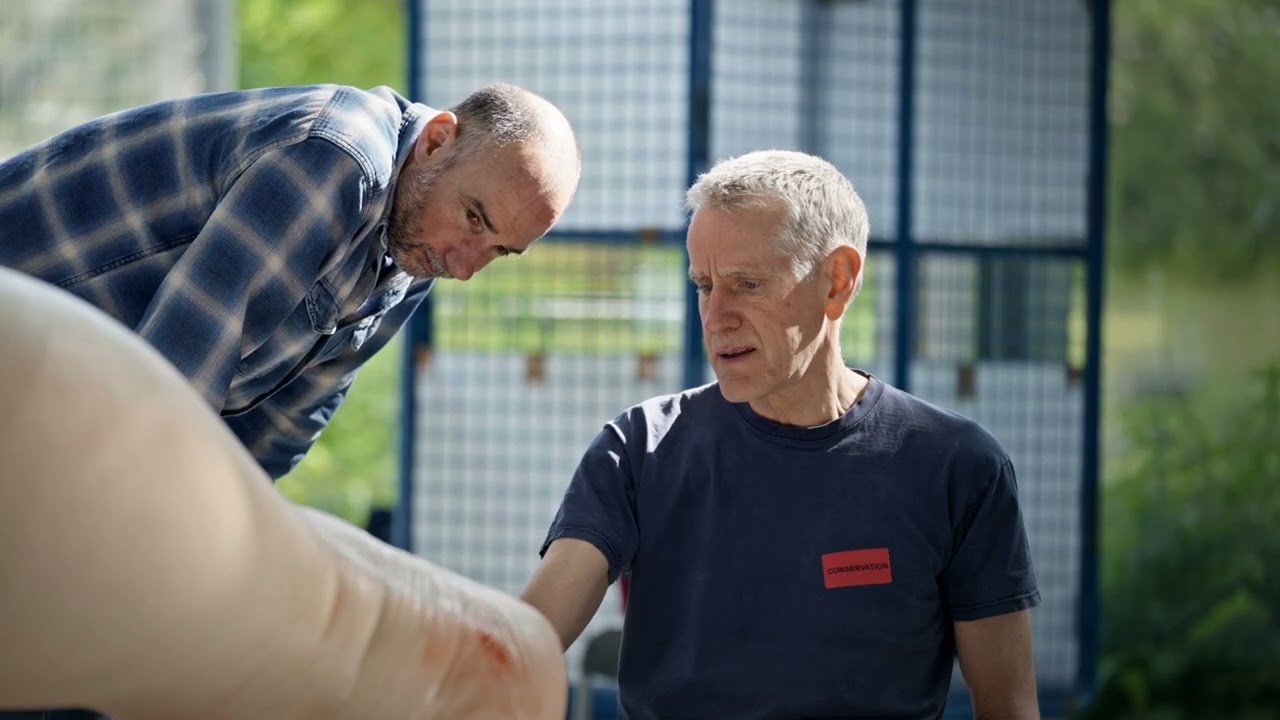 Making of de l'exposition Ron Mueck, 2023