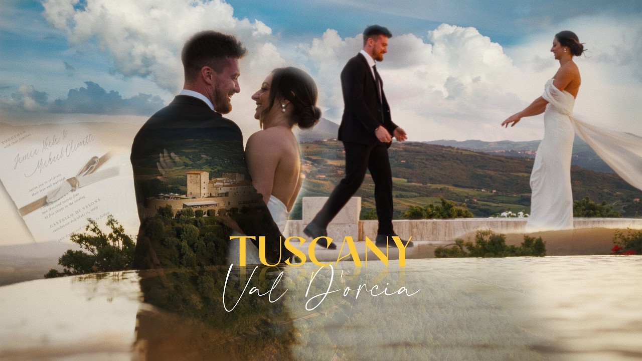 An Italian Dream wedding in the Heart of Val D'orcia