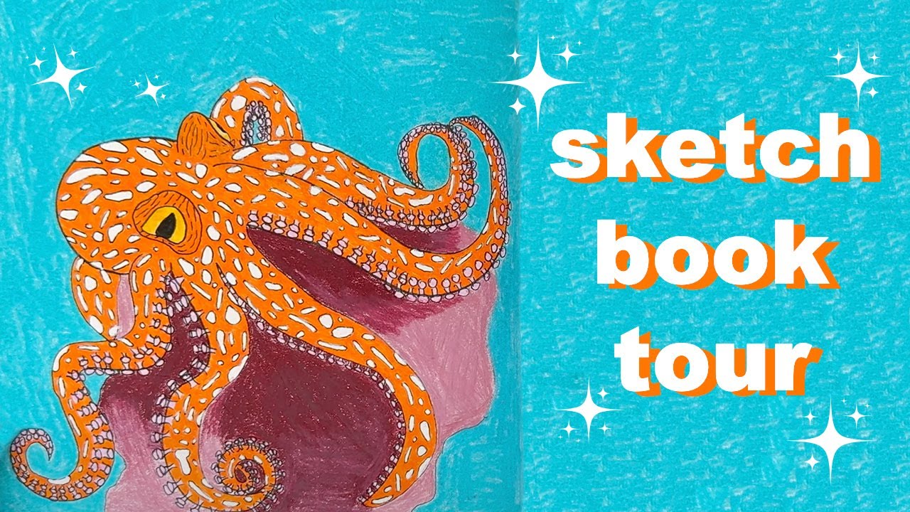 Colourful Sketchbook Tour | Third Sketchbook Tour | 4K