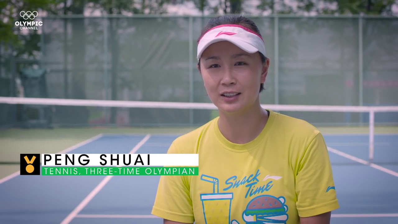 Peng Shuai. The best Two Handed Forehand in the world !!!