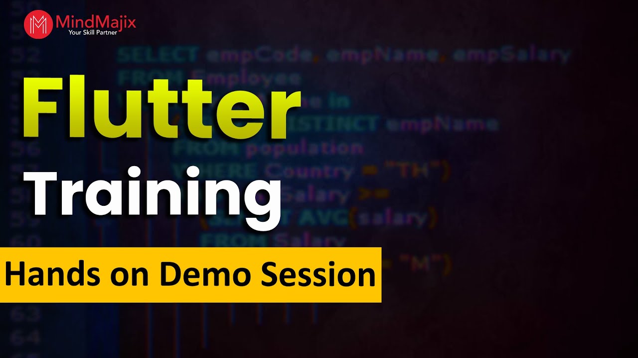 Flutter Training by MindMajix | Flutter App Development Course Demo Session