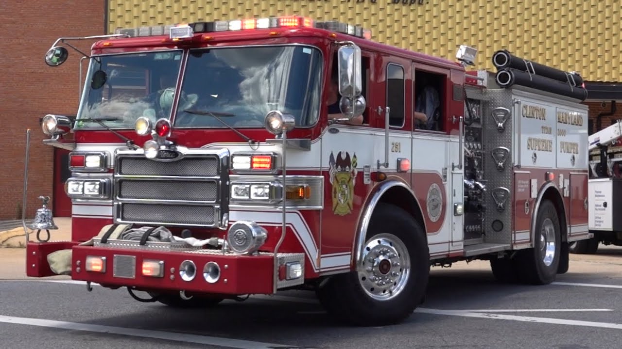 Clinton Volunteer Fire Department Engine 251 Responding 6/7/24