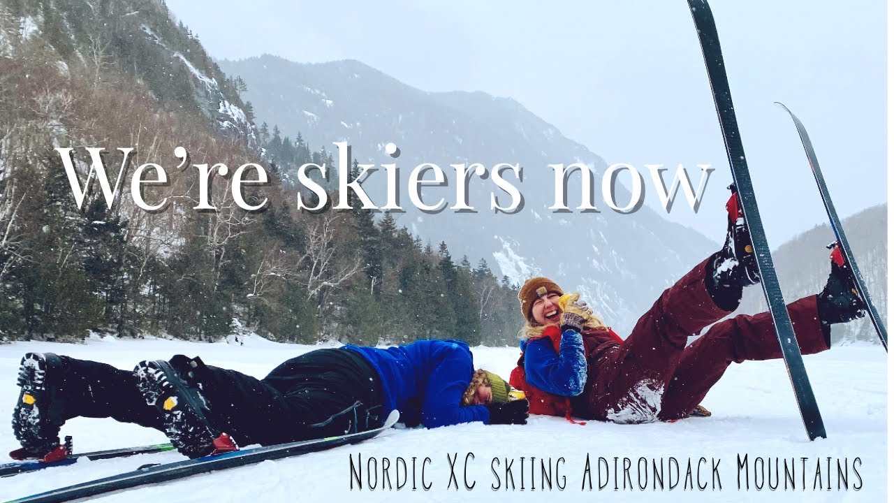 NORDIC XC SKIING | Lake road Adirondack Mountains