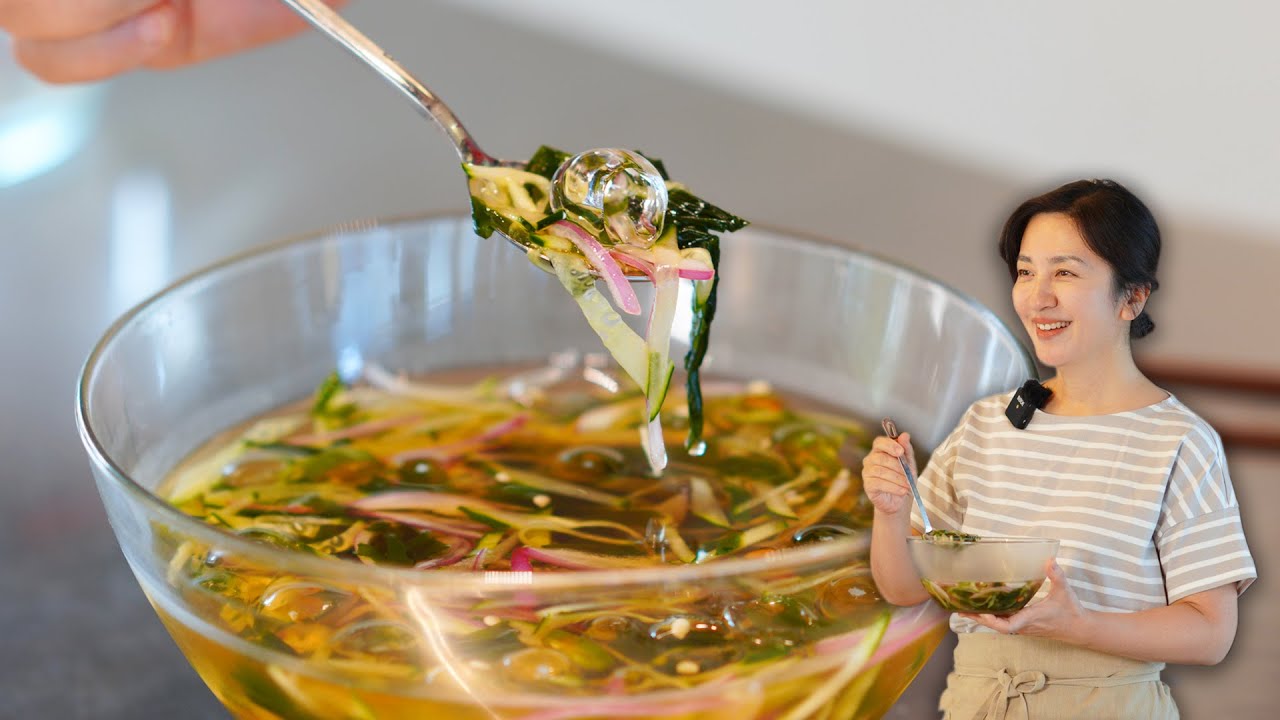 Korean Cold Cucumber Soup l Oi-Naengguk