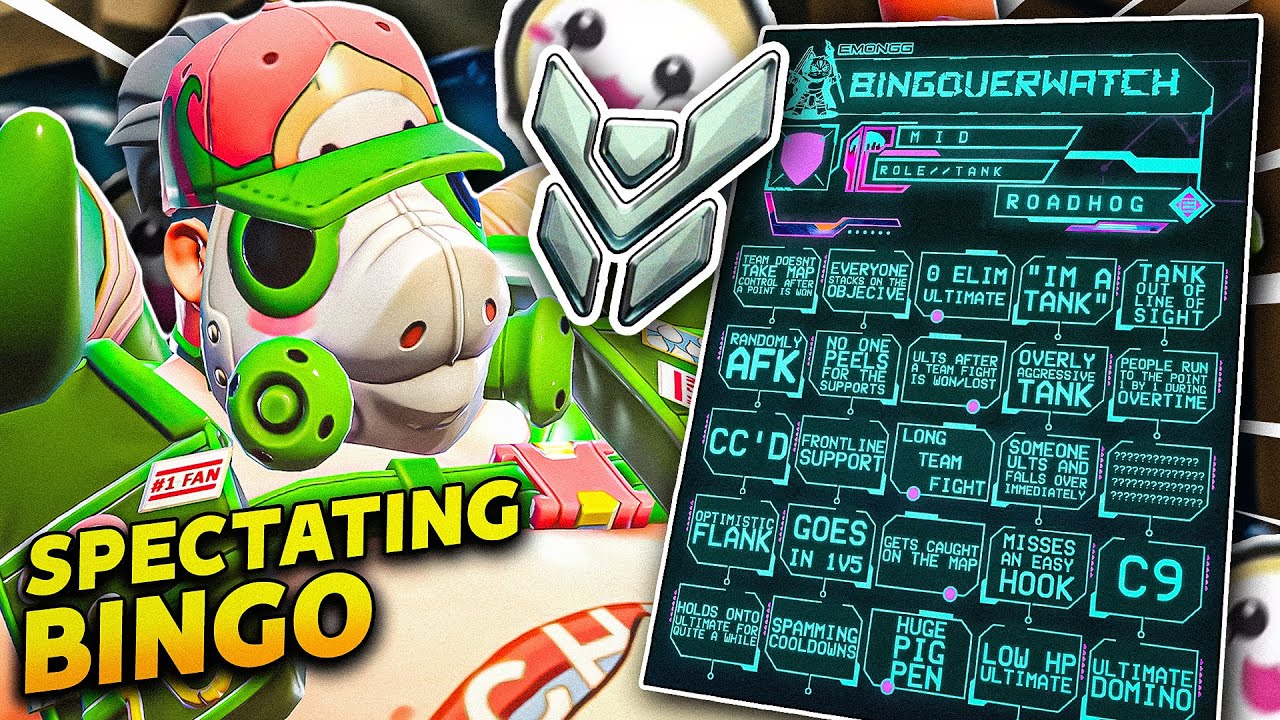 This Roadhog was INSANE at hooking walls | Spectating Bingo