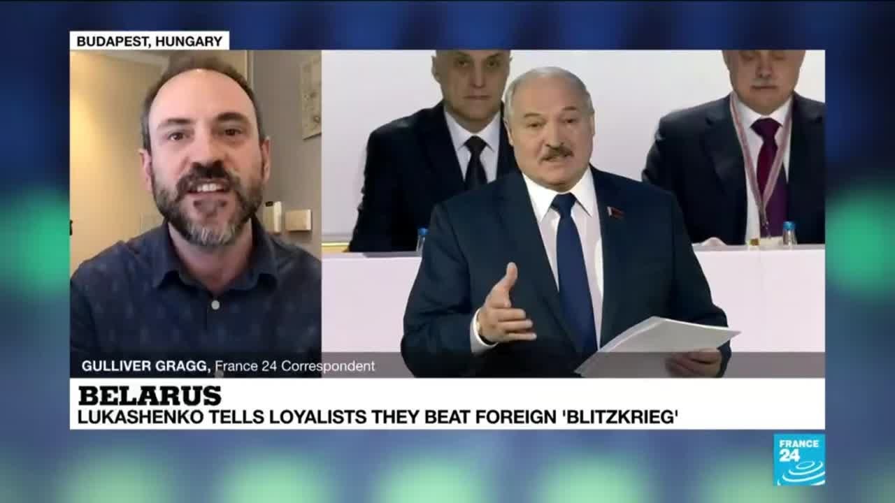 Lukashenko says foreign 'blitzkrieg' on Belarus failed