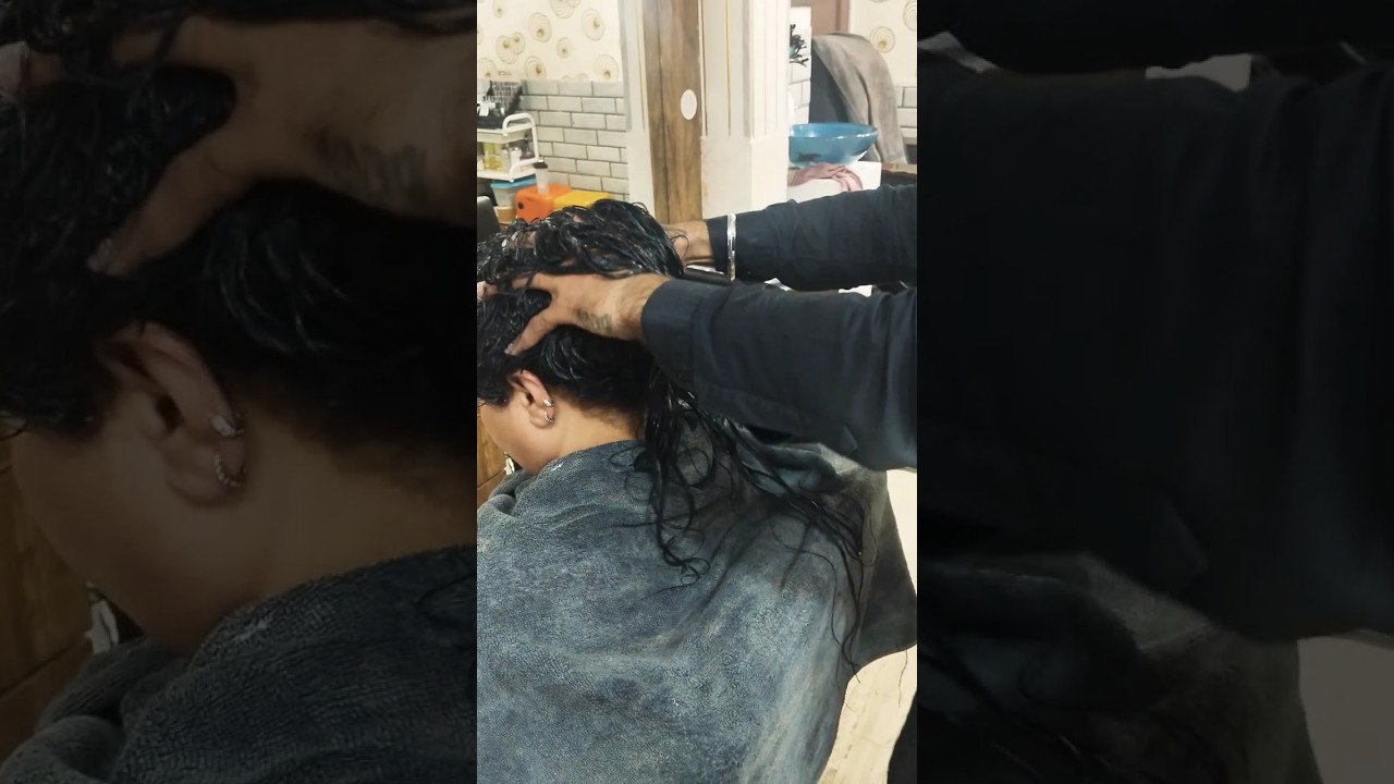 how to make long hair spa tertemant #punjabisong #punjabi #rap #trend #haircu #hairstyle #lorial