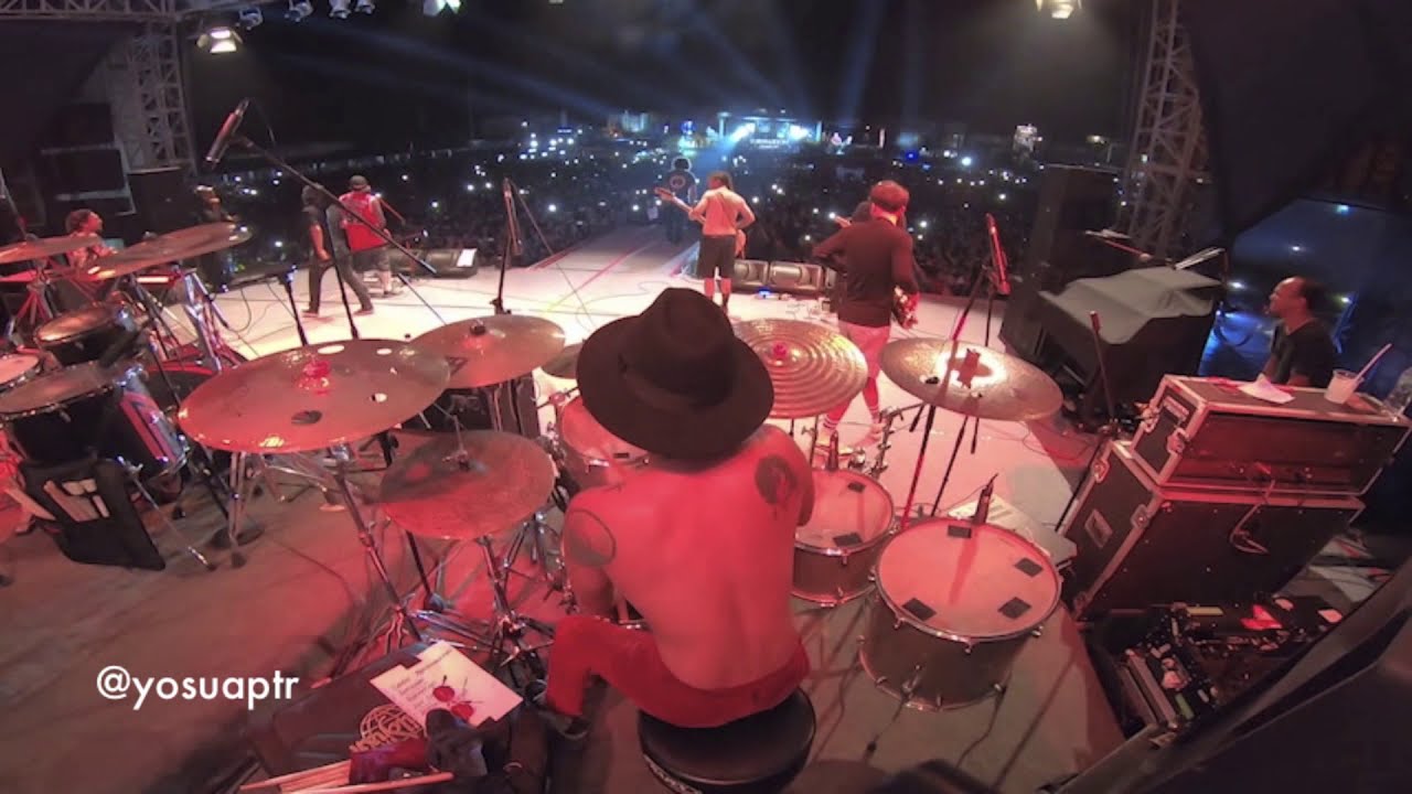 Steven Jam - Lagu Santai (Drum Cam) | Live at Suryanation Motorland, Sorong, Papua 2019.