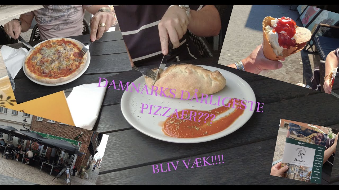 DANMARKS DÅRLIGESTE PIZZA'ER????? VI ER I RIBE EN TUR OG BLIVER NOGET SKUFFET😐😐   PINOCCHIO FY😑😑😑😑