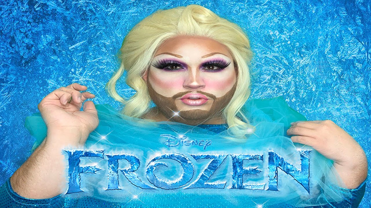 Disney Frozen 2 Elsa Drag Queen Makeup Tutorial