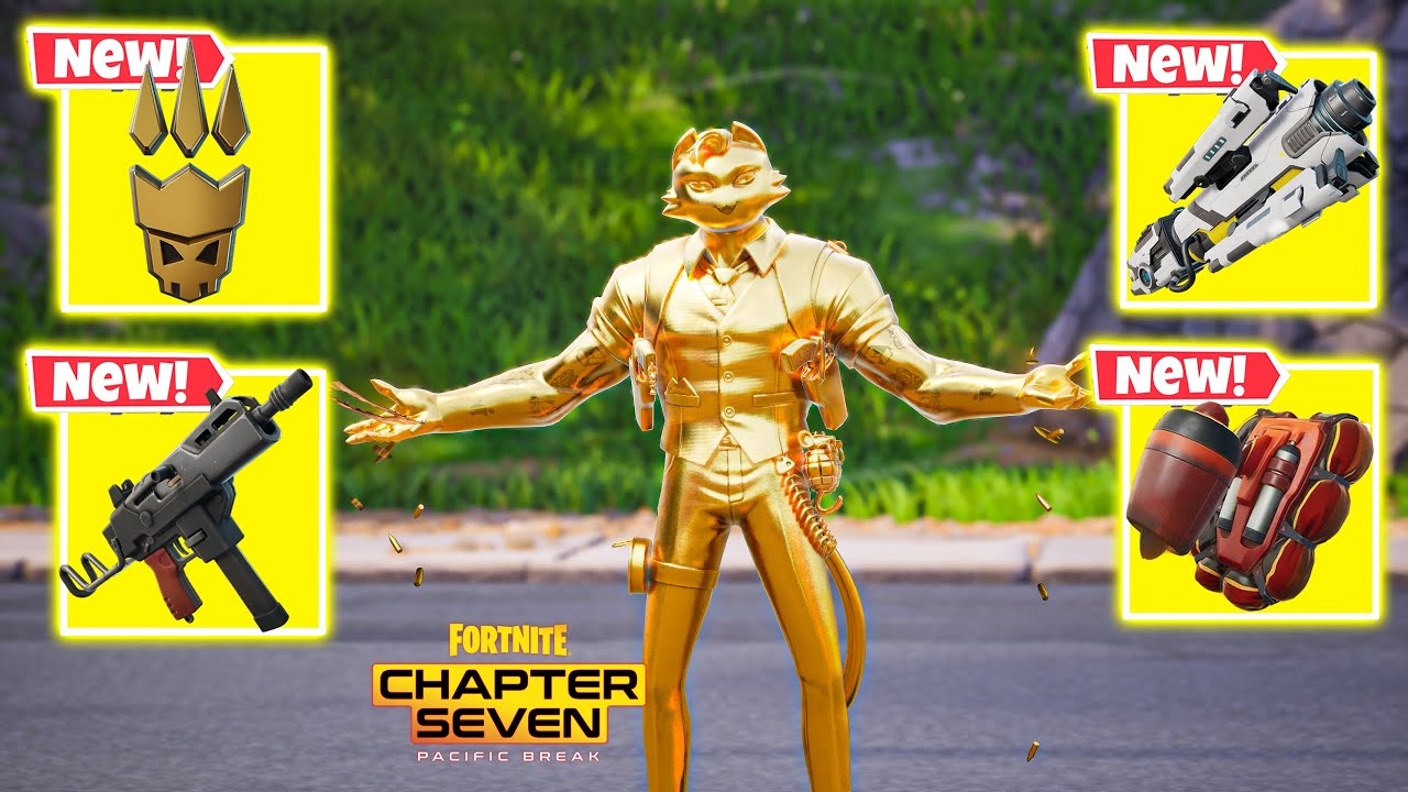 MEOWDAS vs NEW MYTHIC'S CHALLENGE & ALL NEW MYTHIC WEAPONS ( NEW! Fortnite Chapter 7 Season 1 )