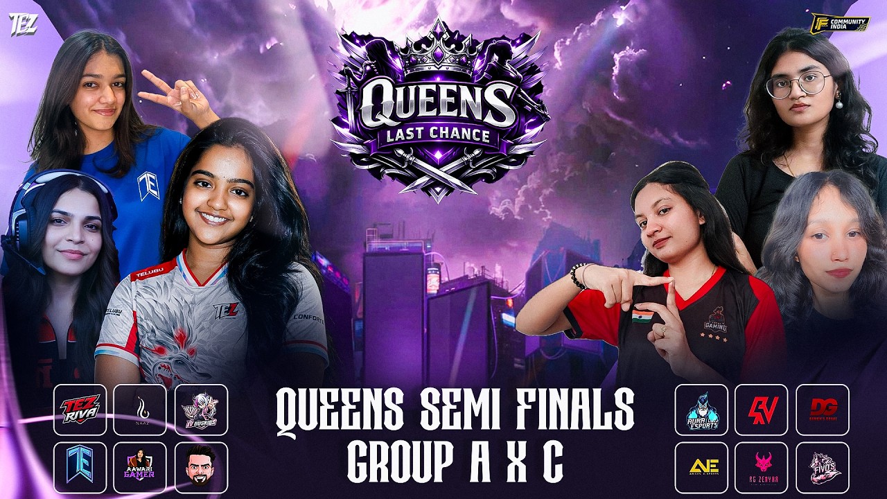 🔴 QUEENS LAST CHANCE 👑 GRAND FINALS LIVE | Free Fire Female Tournament | #freefireesports