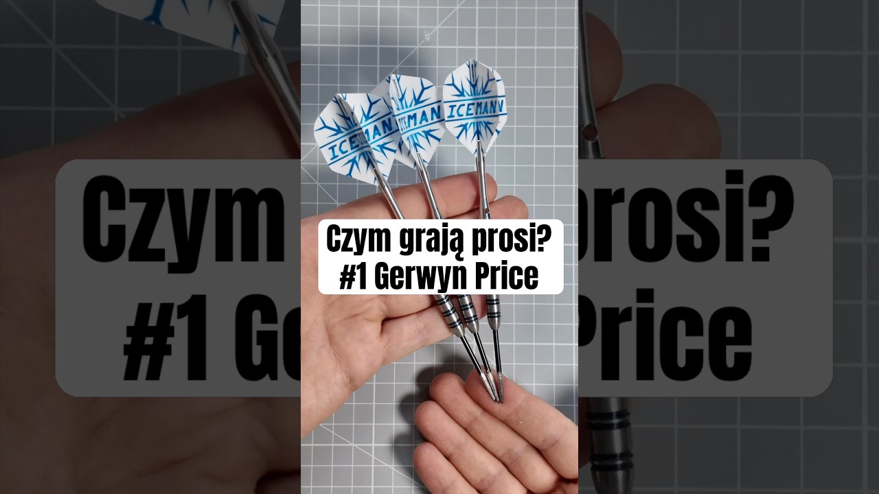 Odtworzyłem setup meczowy Gerwyna Price&rsquo;a 🧊 ❄️ 💪 #dart #darts #gerwynprice #rzutki #lotki