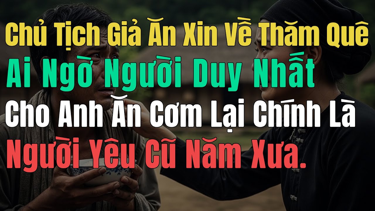 Chủ Tịch Giả Ăn Xin Về Thăm Quê, Ai Ngờ Người Duy Nhất Cho Anh Ăn Cơm Lại Là Người Yêu Cũ Năm Xưa