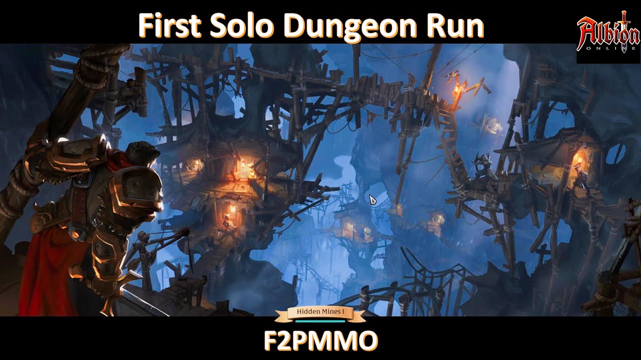 Albion Online - First Solo Dungeon in the New World | F2PMMO