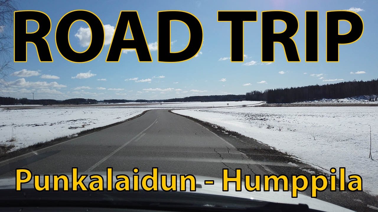 RSP Road Trip Finland Punkalaidun Humppila regional road 232, 4K UHD
