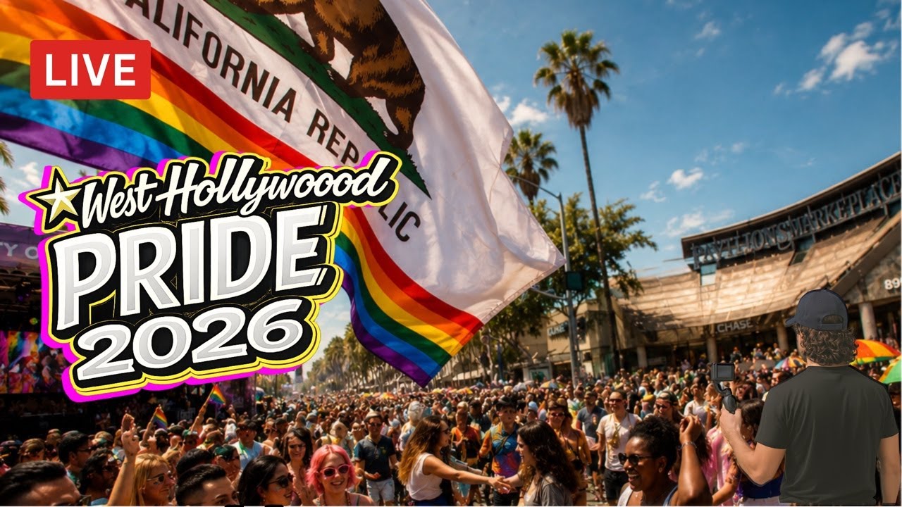 LIVE West Hollywood Pride Street Fair 🌈 | WeHo Pride 2026 | LOS ANGELES  Live Cam