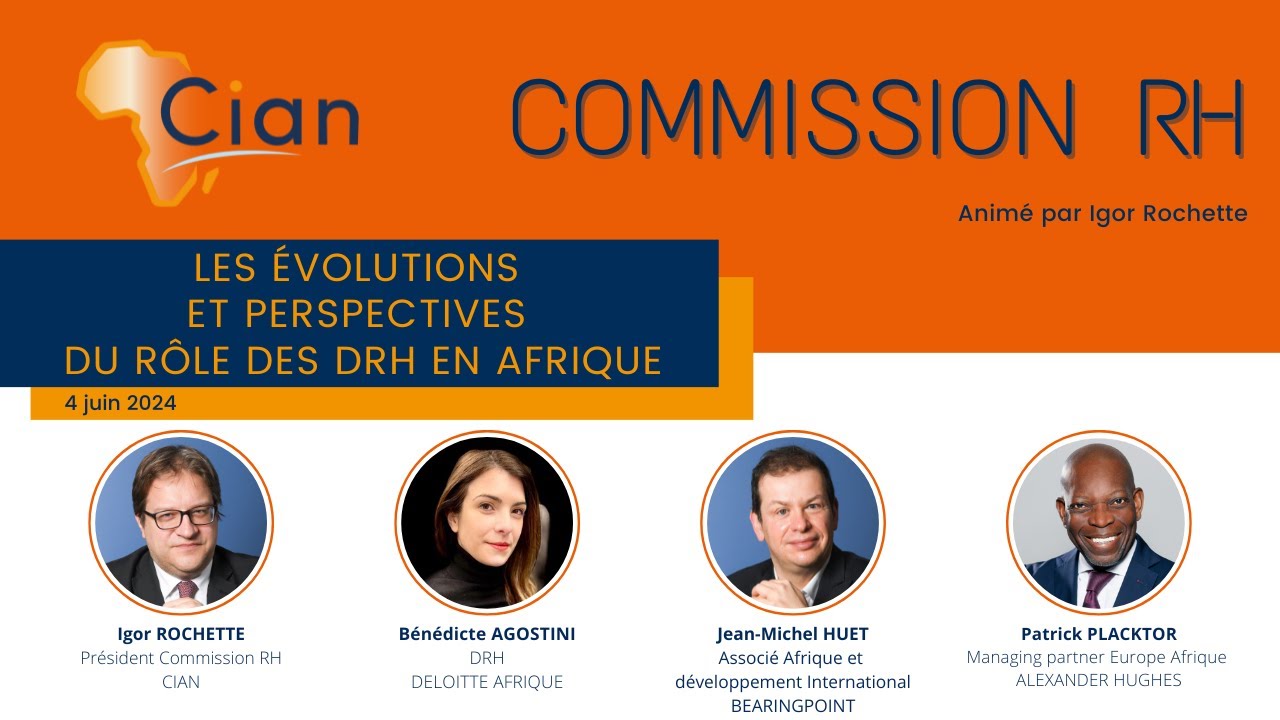 Commission RH du 04/06/2024 : Les évolutions et perspectives du rôle des DRH en Afrique