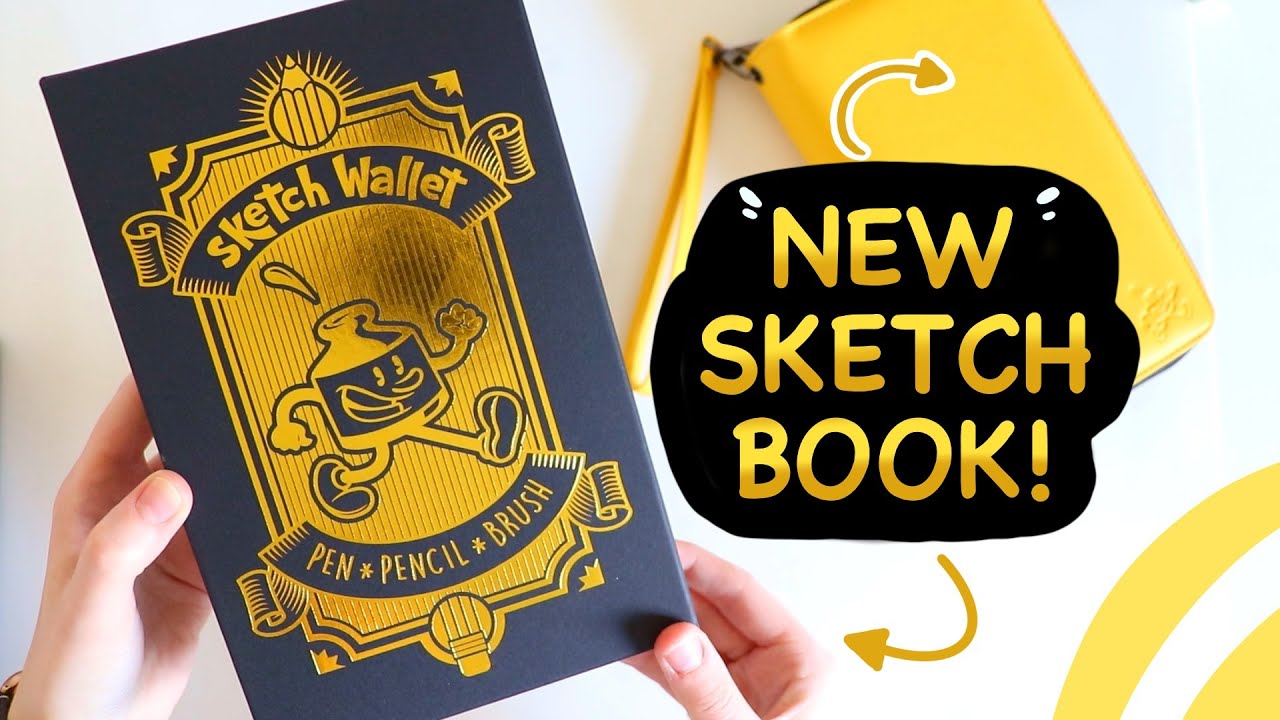 NEW Sketch Wallet Unboxing + Review !!!  2023 // Leather Clutch Wallet!