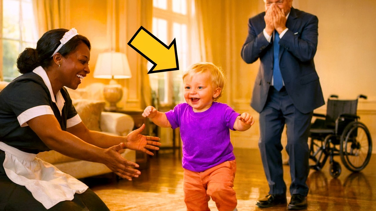 EL HIJO DEL RICO NO CAMINABA… HASTA QUE LA EMPLEADA NEGRA HIZO UN MILAGRO…