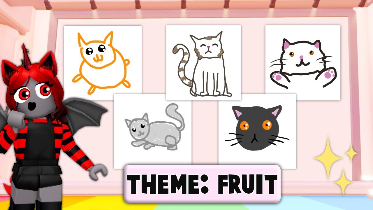 Every Theme is CATS! | Roblox Speed Draw
