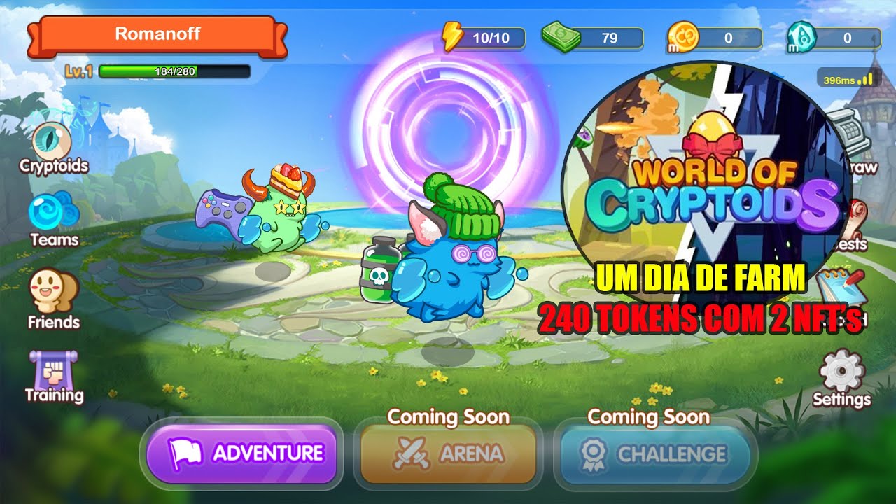 QUANTO EU FAÇO COM UM JOGO NFT POR DIA l só tenho 2 nfts l