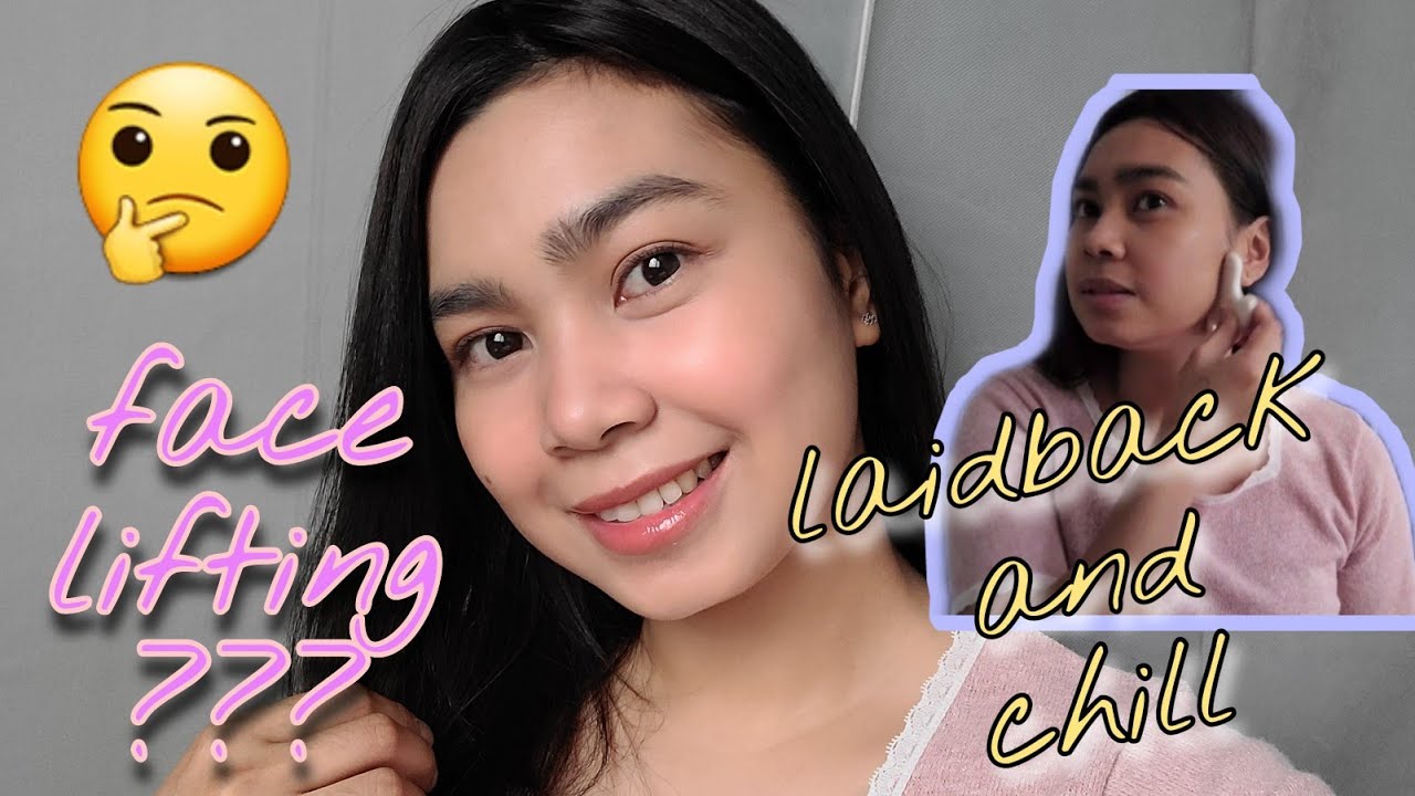 WEEKEND MAKEUP LOOK AND FACE LIFTING STONE MASSAGER ROUTINE